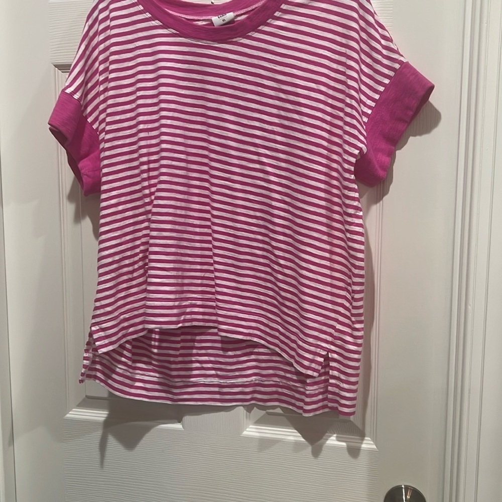 CAbi Pink Relaxed Tank Top Sleeveless